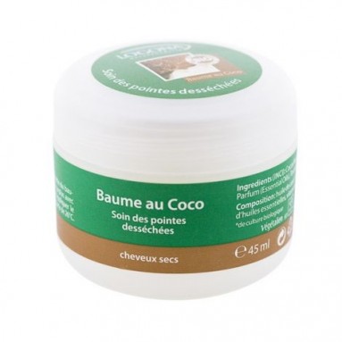 Baume au coco - Cheveux secs - LOGONA - 45 ml Baume au coco - Cheveux secs - LOGONA - 45 ml