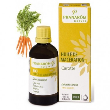 Huile végétale de Carotte BIO - 50 ml - Pranarôm Huile végétale de Carotte BIO - 50 ml - Pranarôm