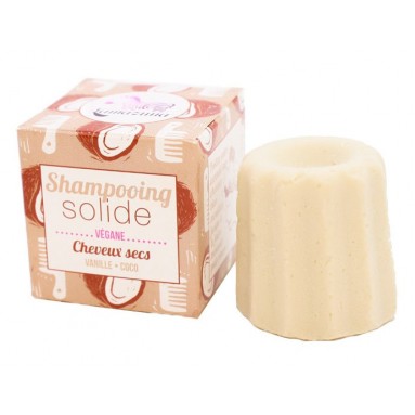 Shampooing solide cheveux secs Vanille Coco - 55 g - Lamazuna Shampooing solide cheveux secs Vanille Coco - 55 g - Lamazuna