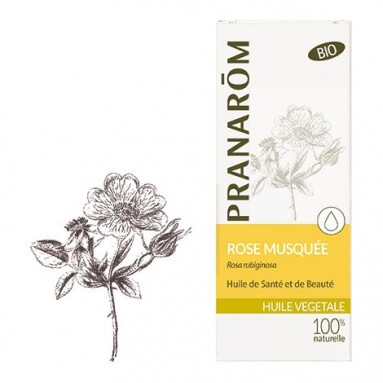 Huile végétale de Rose Musquée BIO - 50ml - Pranarôm Huile végétale de Rose Musquée BIO - 50ml - Pranarôm