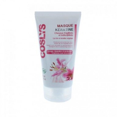 Masque BIO pour cheveux fragilisés et indisciplinés à la kératine - 150 ml - Coslys Masque BIO pour cheveux fragilisés et indisciplinés à la kératine - 150 ml - Coslys