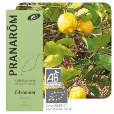 Huile essentielle de Citron BIO - 10 ml - Pranarôm 