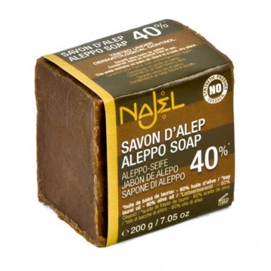 Savon d'Alep 40% Laurier NAJEL - 200 g Savon d'Alep 40% Laurier NAJEL - 200 g