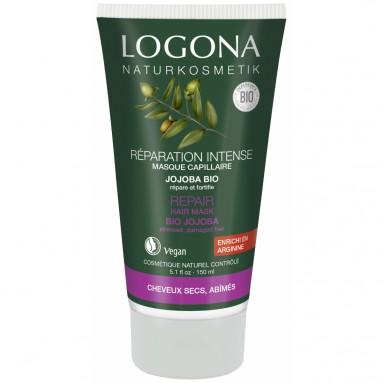 Masque réparateur capillaire - Jojoba BIO - 150 ml - Logona Masque réparateur capillaire - Jojoba BIO - 150 ml - Logona