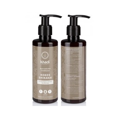 Après shampooing Ayurvédique Revitalisant Shikakai/Coco Bio - Khadi - 200 ml 