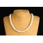 Howlite - Collier perle 40 cm - Nia