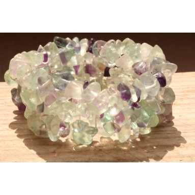 Bracelet baroque large Fluorite - NIA Bracelet baroque large Fluorite - NIA