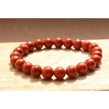 Bracelet perle Jaspe rouge - NIA