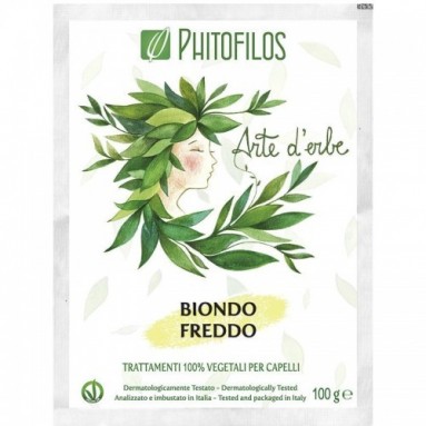 Coloration blond froid cendré Phitofilos - 100g Coloration blond froid cendré Phitofilos - 100g