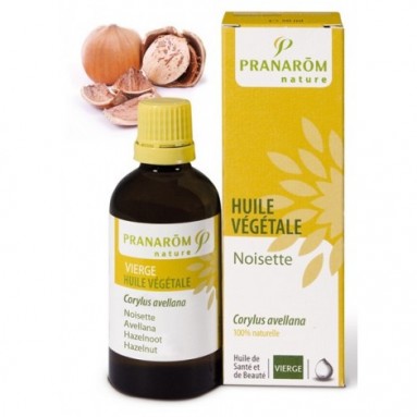 Huile de noisette vierge bio - 50ml - Pranarôm Huile de noisette vierge bio - 50ml - Pranarôm