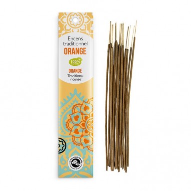 Encens traditionnel Indien Orange 20g Encens traditionnel Indien Orange 20g