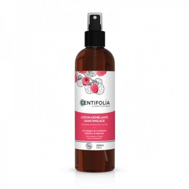 Lotion démêlante sans rincage framboise BIO 200ml - Centifolia Lotion démêlante sans rincage framboise BIO 200ml - Centifolia
