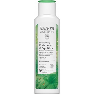 Shampooing fraîcheur et anti-cheveux gras - 250 ml - Lavera