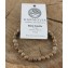 Bracelet Bois fossile - Harmovia