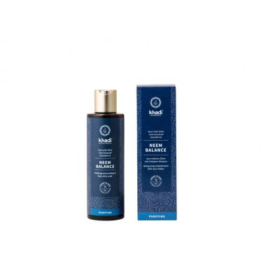 Shampoing ayurvédique au neem antipelliculaire - Khadi - 200 ml Shampoing ayurvédique au neem antipelliculaire - Khadi - 200 ml