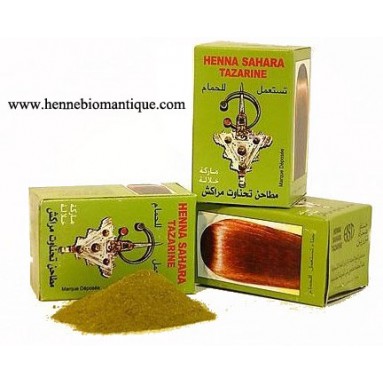 Henné Sahara Tazarine (boite verte) - 100 gr