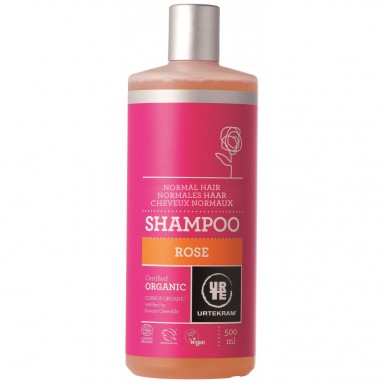 Shampoing URTEKRAM - Cheveux normaux à la rose BIO 500 ml Shampoing URTEKRAM - Cheveux normaux à la rose BIO 500 ml