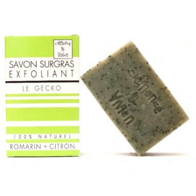 Le Gecko - Savon surgras exfoliant - 100 gr - Clémence et Vivien